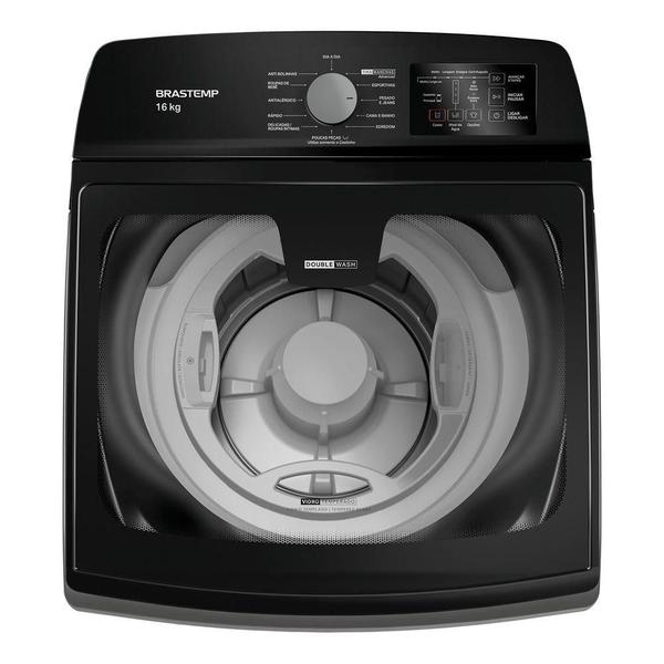 Imagem de Lavadora de Roupas Brastemp Double Wash 16KG Titanio 127V BWD16A9