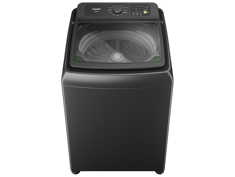 Lavadora de Roupas Consul 15kg 12 Programas de Lavagem Cinza Chumbo CWN15A9ANA