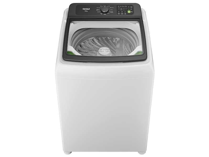 Lavadora de Roupas Consul 16kg Cesto Inox 12 programas Branco CWN16AB Lavadora de Roupas Consul 16kg Cesto Inox 12 programas Branco CWN16AB