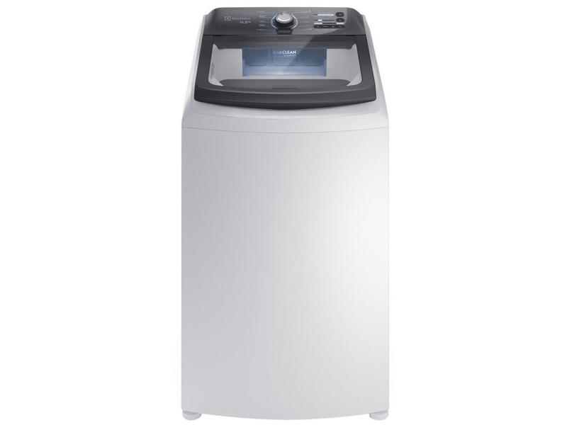 Lavadora de Roupas Electrolux 14,5kg Cesto Inox 11 Programas de Lavagem Branco Efficient LEE15 Lavadora de Roupas Electrolux 14,5kg Cesto Inox 11 Programas de Lavagem Branco Efficient LEE15