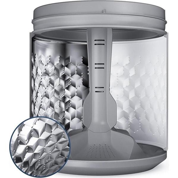 Imagem de Lavadora de Roupas Electrolux Essential Care LED14, Cesto Inox, Branco, 14 Kg - 220 Volts