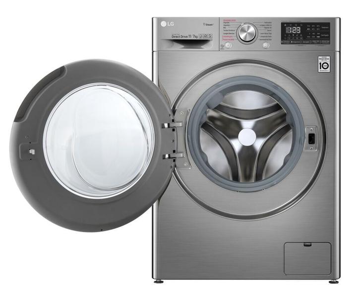 Imagem de Lavadora de Roupas Lava e Seca Smart CV5011TS4 Aço Inox 11KG