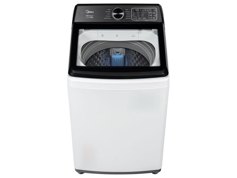 Lavadora de Roupas Midea 12kg 10 Programas de Lavagem Branco Wave Impeller MAV04W120/WKBR0...