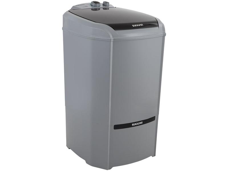 Lavadora de Roupas Suggar 20kg 6 Programas de Lavagem Prata Lavamax Eco LE2001PR Lavadora de Roupas Suggar 20kg 6 Programas de Lavagem Prata Lavamax Eco LE2001PR