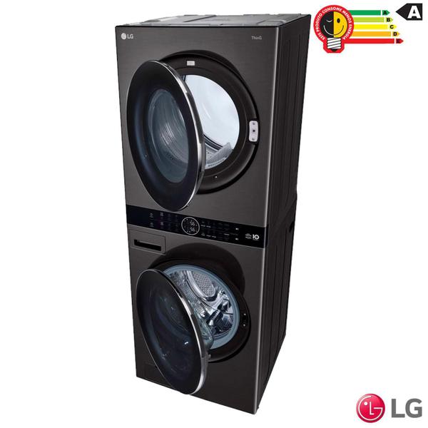 Imagem de LAVADORA E SECADORA LG 17KG PRETO WK17BS6A 220v