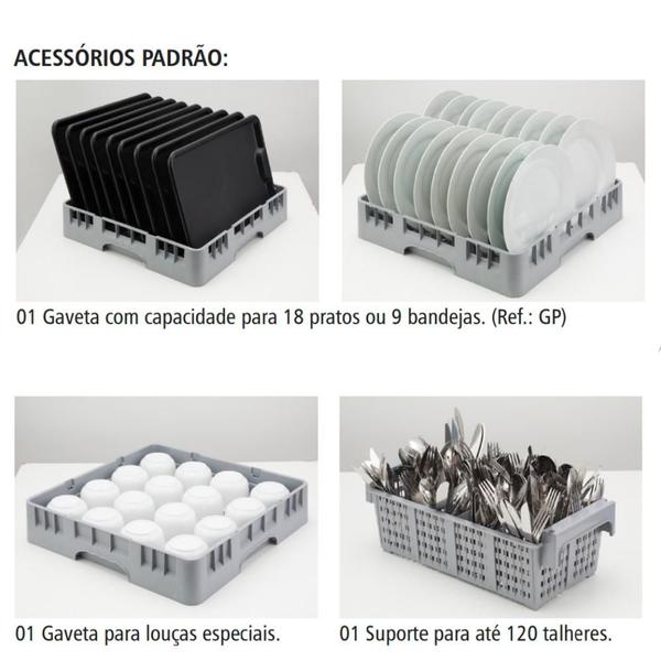 Imagem de Lavadora Louças Nt210 220V/2-220v/3-380/3 Multi-fásica - Netter