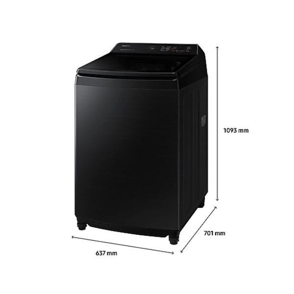 Imagem de Lavadora samsung smart digital inverter wa17cg black 17kg 220v wa17cg6746bvbz