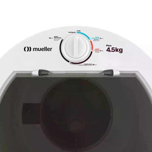 Imagem de Lavadora Semiautomática Mueller Plus 4,5kg Branco 127v