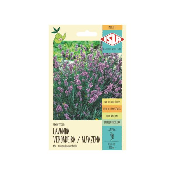 Lavanda Verdadeira / Alfazema - 200mg De Sementes - Isla Imagem de Lavanda Verdadeira / Alfazema - 200mg De Sementes
