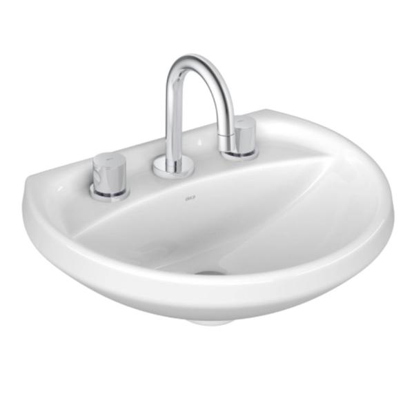 Lavatório Ravena/Izy 455X360mm Branco - L.915.17 - Deca Imagem de Lavatório Ravena/Izy 455X360mm Branco - L.915.17 - Deca