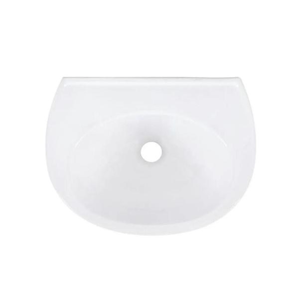 Lavatório Suspenso Louça 42x32cm Sabara Branco Icasa Imagem de Lavatório Suspenso Louça 42x32cm Sabara Branco Icasa