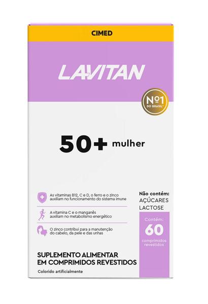 Imagem de Lavitan 50+ mulher 60 Caps - Cimed