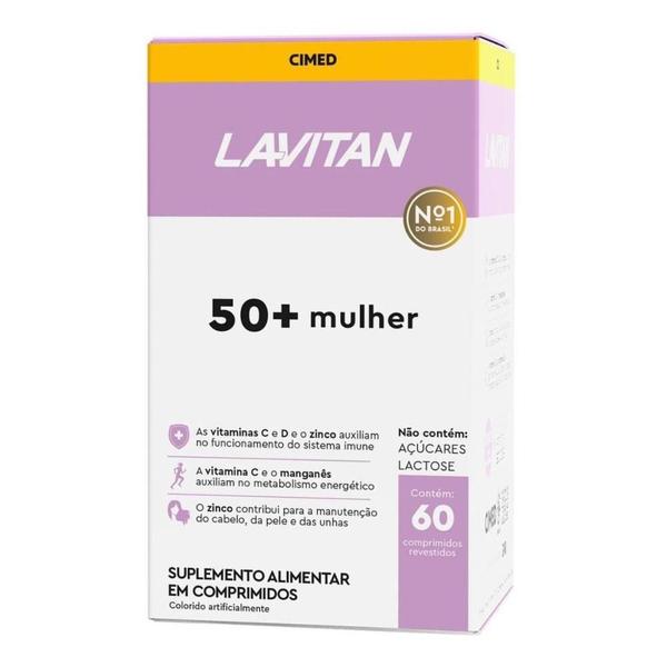 Imagem de Lavitan 50+ Mulher 60 Comprimidos