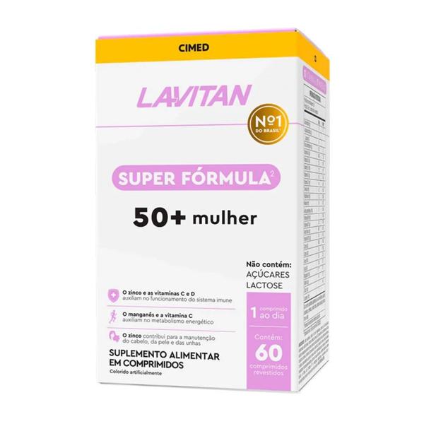 Imagem de Lavitan 50+ Mulher Super Formula Cimed 60 Comprimidos