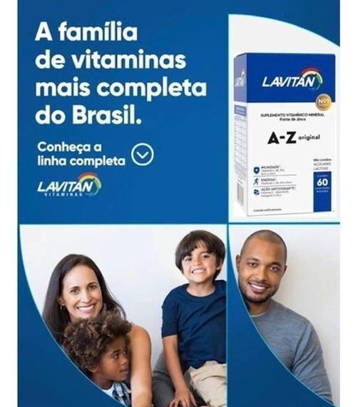 Lavitan A-Z Homem 60 Comp Suplemento Vitaminico Kit 6 Uni Imagem de Lavitan A-Z Homem 60 Comp Suplemento Vitaminico Kit 6 Uni