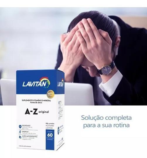 Lavitan A-Z Homem 60 Comp Suplemento Vitaminico Kit 6 Uni Imagem de Lavitan A-Z Homem 60 Comp Suplemento Vitaminico Kit 6 Uni