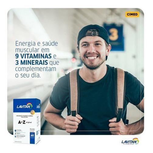 Lavitan A-Z Homem 60 Comp Suplemento Vitaminico Kit 6 Uni Imagem de Lavitan A-Z Homem 60 Comp Suplemento Vitaminico Kit 6 Uni