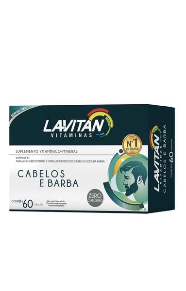 Imagem de Lavitan Cabelos E Barba 60 Caps (Kit - 2Cx Total 120 Caps)