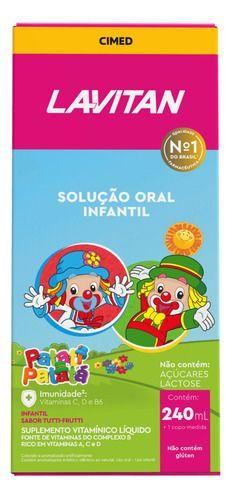 Imagem de Lavitan Infantil Patati Patatá 240ml Sabor Tutti Frutti