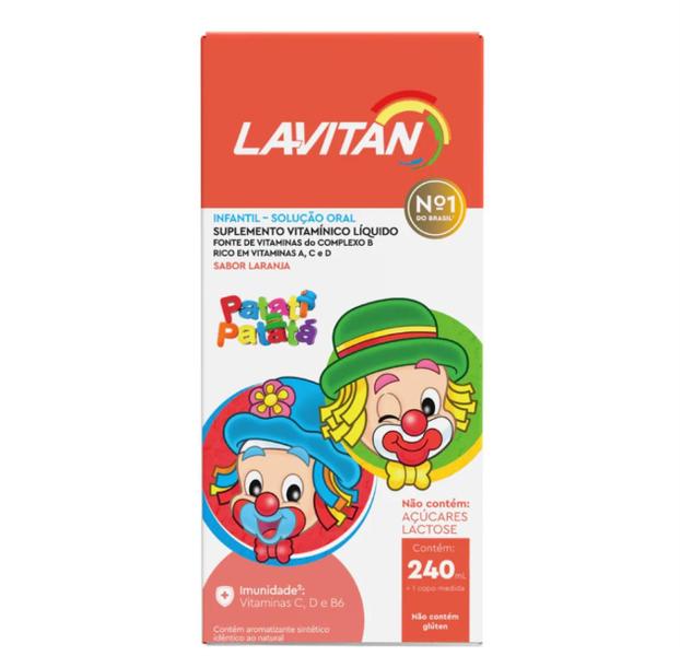 Imagem de Lavitan Infantil Solução Oral 240ml Sabor Laranja - Cimed