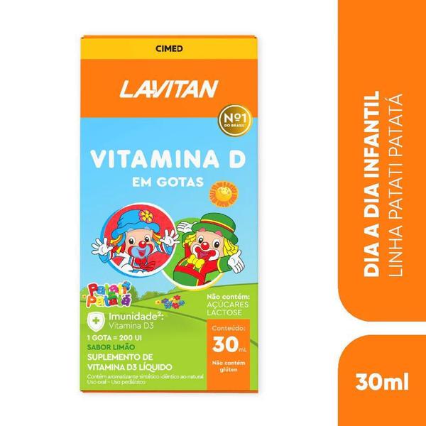 Imagem de Lavitan infantil vitamina d sabor limão com 30ml