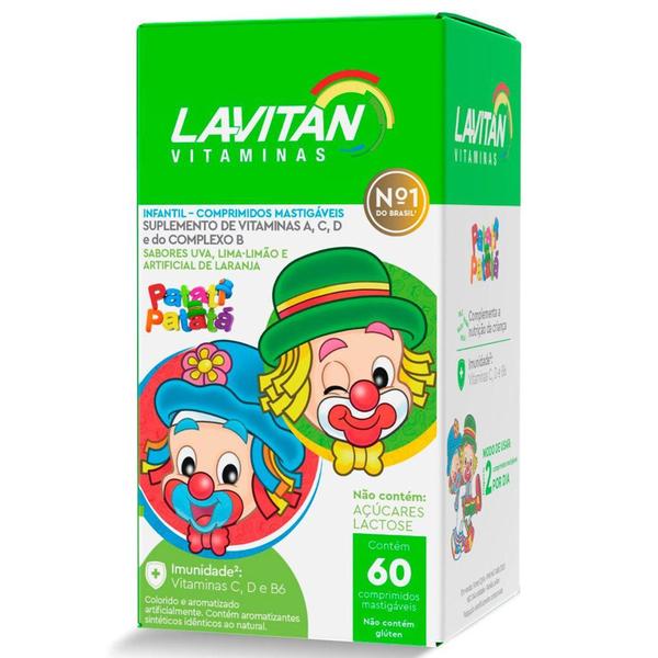 Imagem de Lavitan Kids Comp. Mastigável 60 Caps - Frutas - Cimed