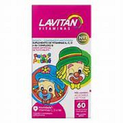 Imagem de Lavitan kids patati patata  60 comp mast  tutti-frutti