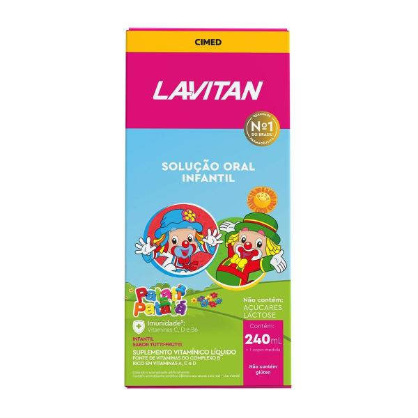 Imagem de Lavitan Kids Sabor Tutti-Frutti Solução Oral Cimed - 240ml