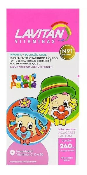 Imagem de Lavitan Kids Suplemento Alimentar 240ml Tutti Frutti - Cimed