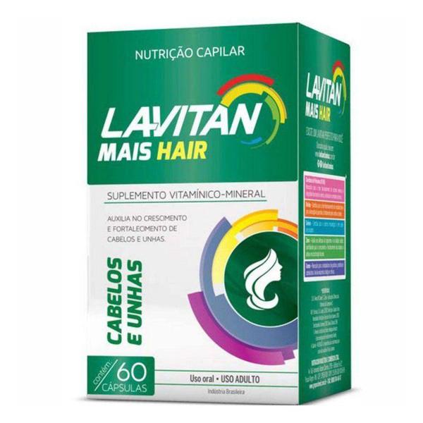 Imagem de Lavitan Mais Hair Cabelos e Unhas 60 cápsulas - Cimed