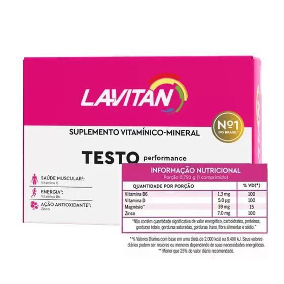 Imagem de Lavitan testo femme performance 30 comprimidos - cimed