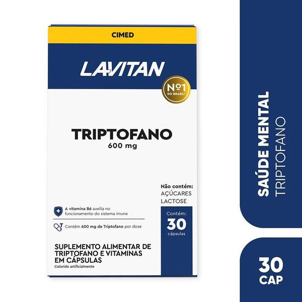 Imagem de Lavitan triptofano com 30 comprimidos