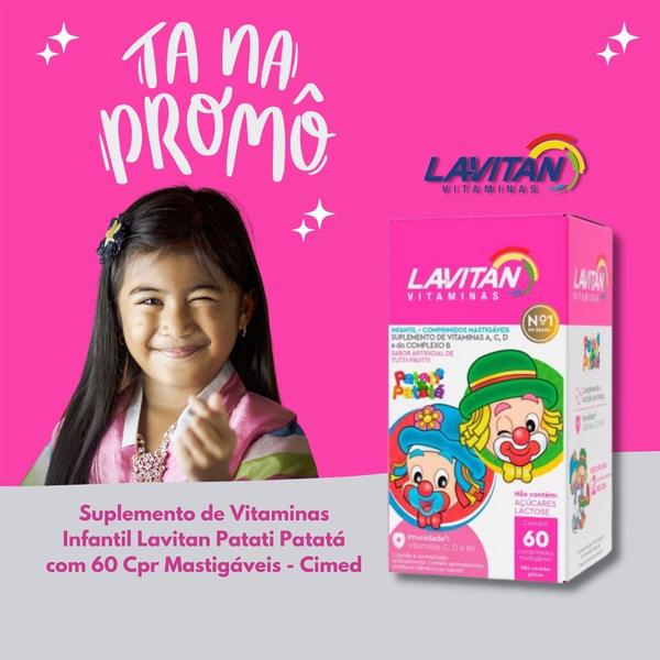 Imagem de Lavitan vitamina infantil tutti frutti 60 comprimidos