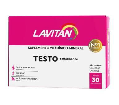 Imagem de Lavitan vitaminas testo performance mulher 30 comprimidos