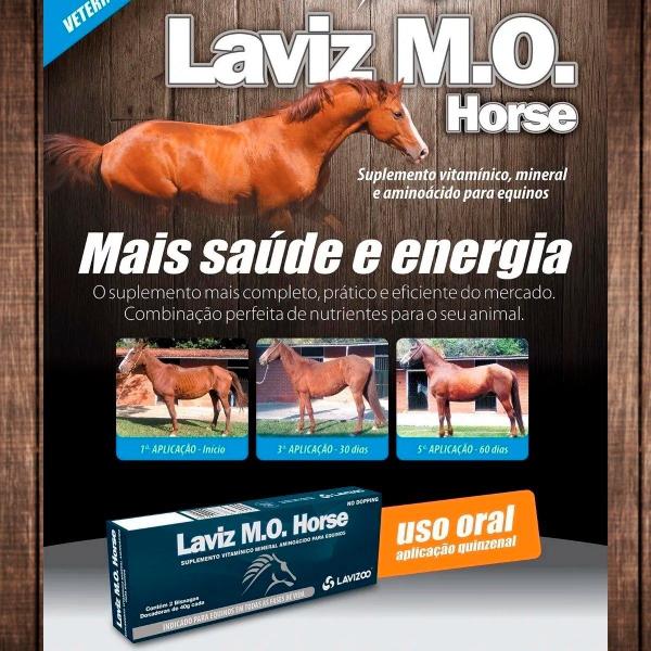 Imagem de Laviz Mo Horse Suplemento P/ Equinos Lavizoo 2x40g