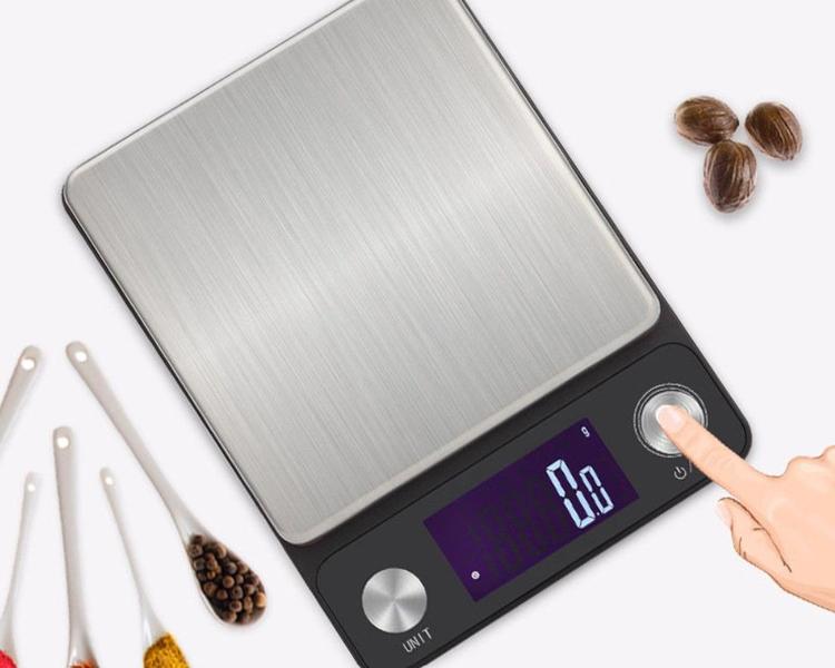 Imagem de LCD Electric Digital Kitchen Scale Ferramentas de medição da escala de alimentos eletrônicos