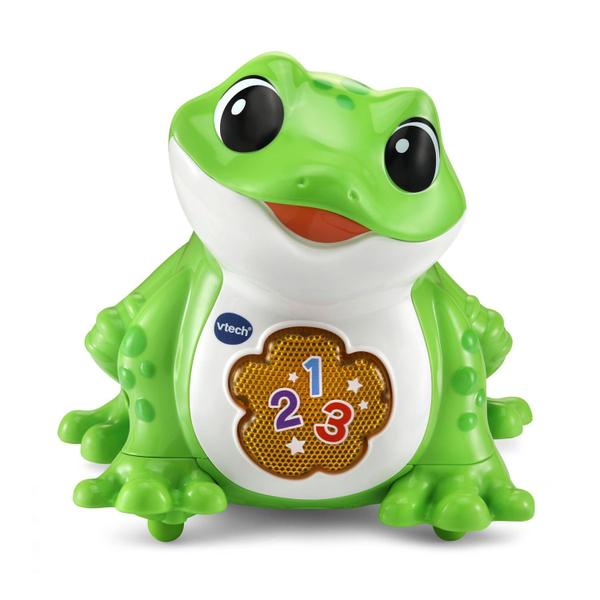 Imagem de Learning Toy VTech Bounce and Laugh Frog para crianças pequenas