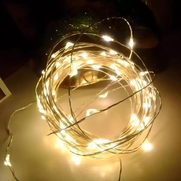 Imagem de Led Arvore De Natal Pisca /arame/decoração/cordão