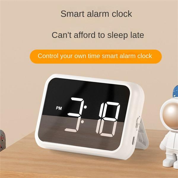 Imagem de Led Charging Travel Alarm Clock, Temporizador Eletrônico, Espelho