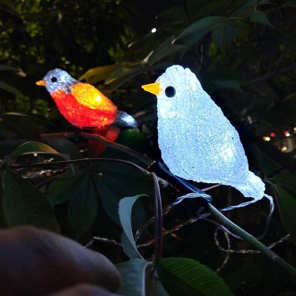 Imagem de Led Christmas Tree Bird Light String, Acrílico Ao Ar Livre