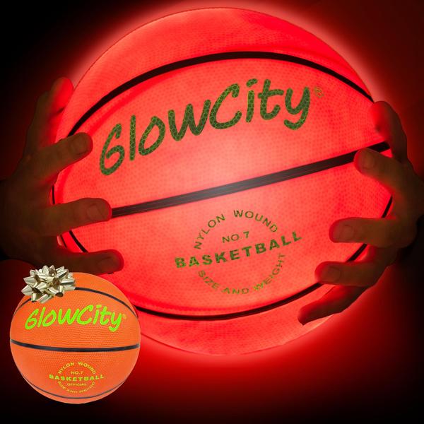 Imagem de LED de basquete GlowCity Glow in the Dark para menino adolescente