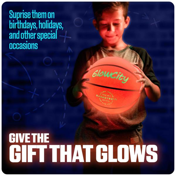 Imagem de LED de basquete GlowCity Glow in the Dark para menino adolescente