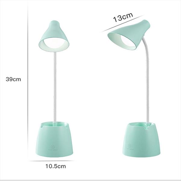 Imagem de Led Eye Protection Desk Lamp Children's Desk Student Dormitory Study Three-Color Ajustável Eye Protection Desk Lamp