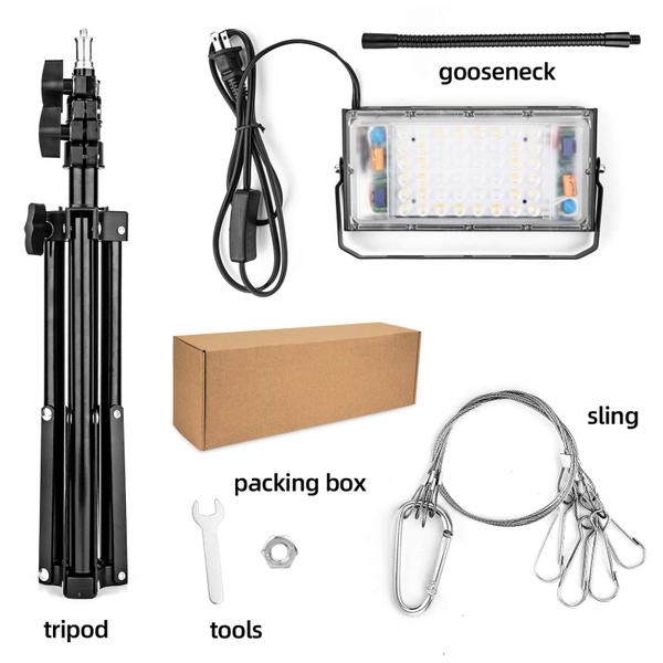 Imagem de LED Grow Light LBW Full Spectrum 150W com suporte para interior