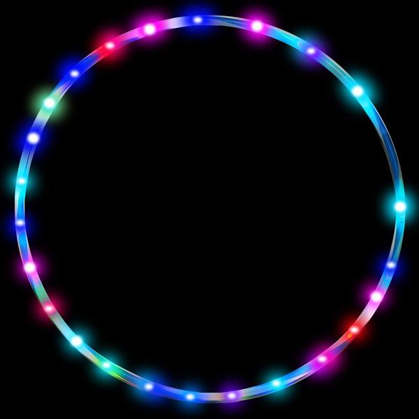 Imagem de LED Hoop Dance Exercise Light Up Hoop 90cm para crianças/adultos