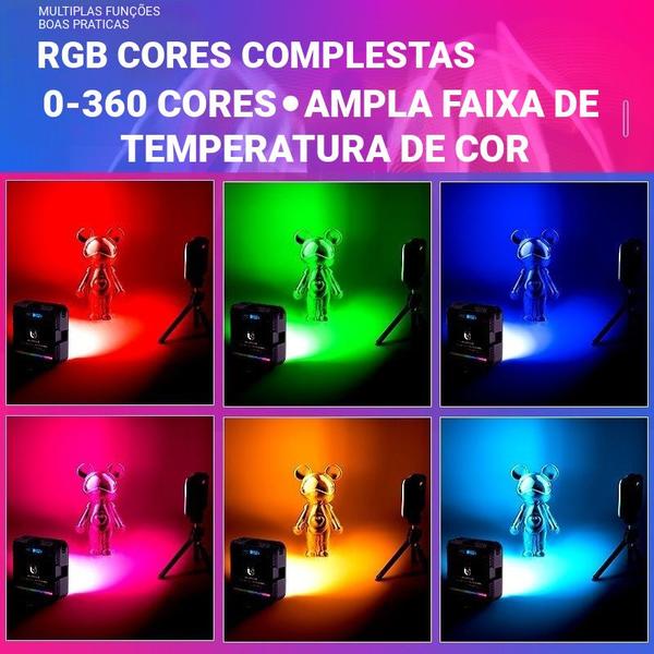 Imagem de Led Iluminador Soleste W64 Rgb 2500k-9000k Fotografia T