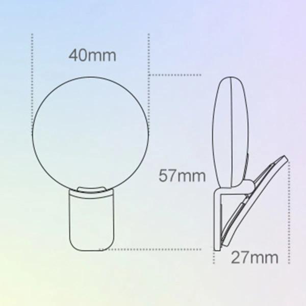 Imagem de Led Luz De Selfie Ajustável Recarregável Para Celular Clip