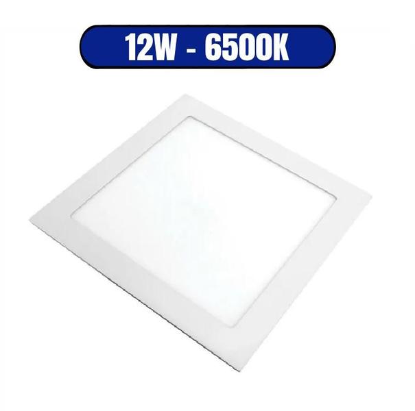 Imagem de Led Painel Embutir Quadrado 12W 6500K