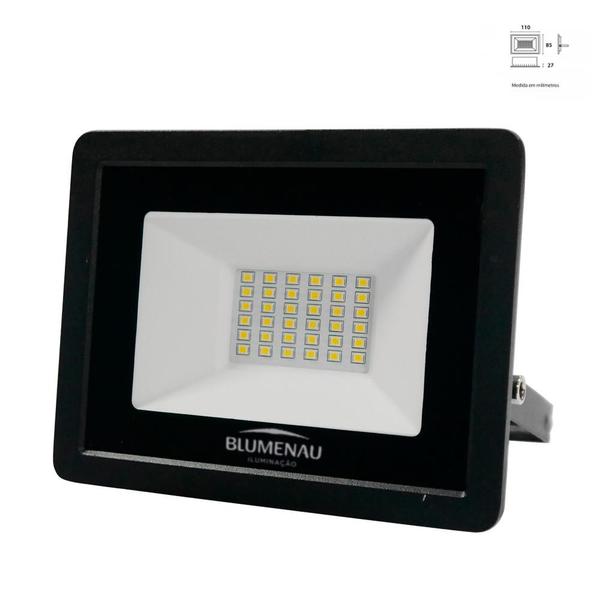 Imagem de Led refletor 30w 3000k luz amarela bivolt ip65 blumenau 