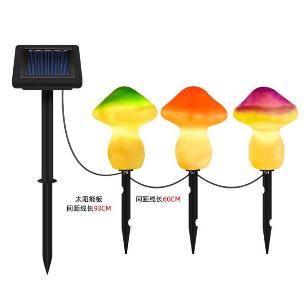 Imagem de LED Road Light, Solar Garden Mushroom Head Guide Road